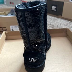 Ugg women classic short sparkles black